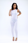 Plain Jane Jumpsuit - White